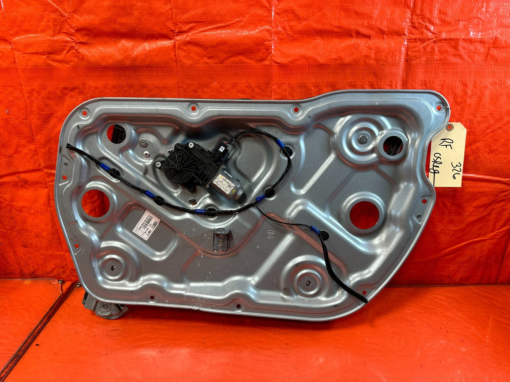 10 16 HYUNDAI GENESIS COUPE   PASSENGER RIGHT WINDOW REGULATOR W/ MOTOR OEM #3260