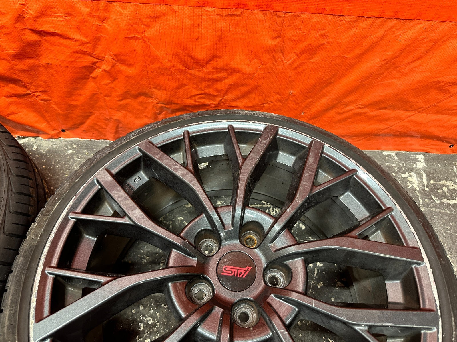 15-20 SUBARU WRX STI 4D 2.5L EJ257 18" ALLOY WHEELS RIMS TIRE SET SET OF 4 OEM12