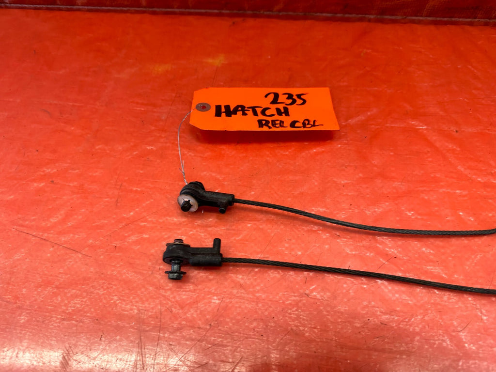 92 95 HONDA CIVIC HATCHBACK   LEFT & RIGHT TAILGATE SUPPORT CABLES   OEM #2354