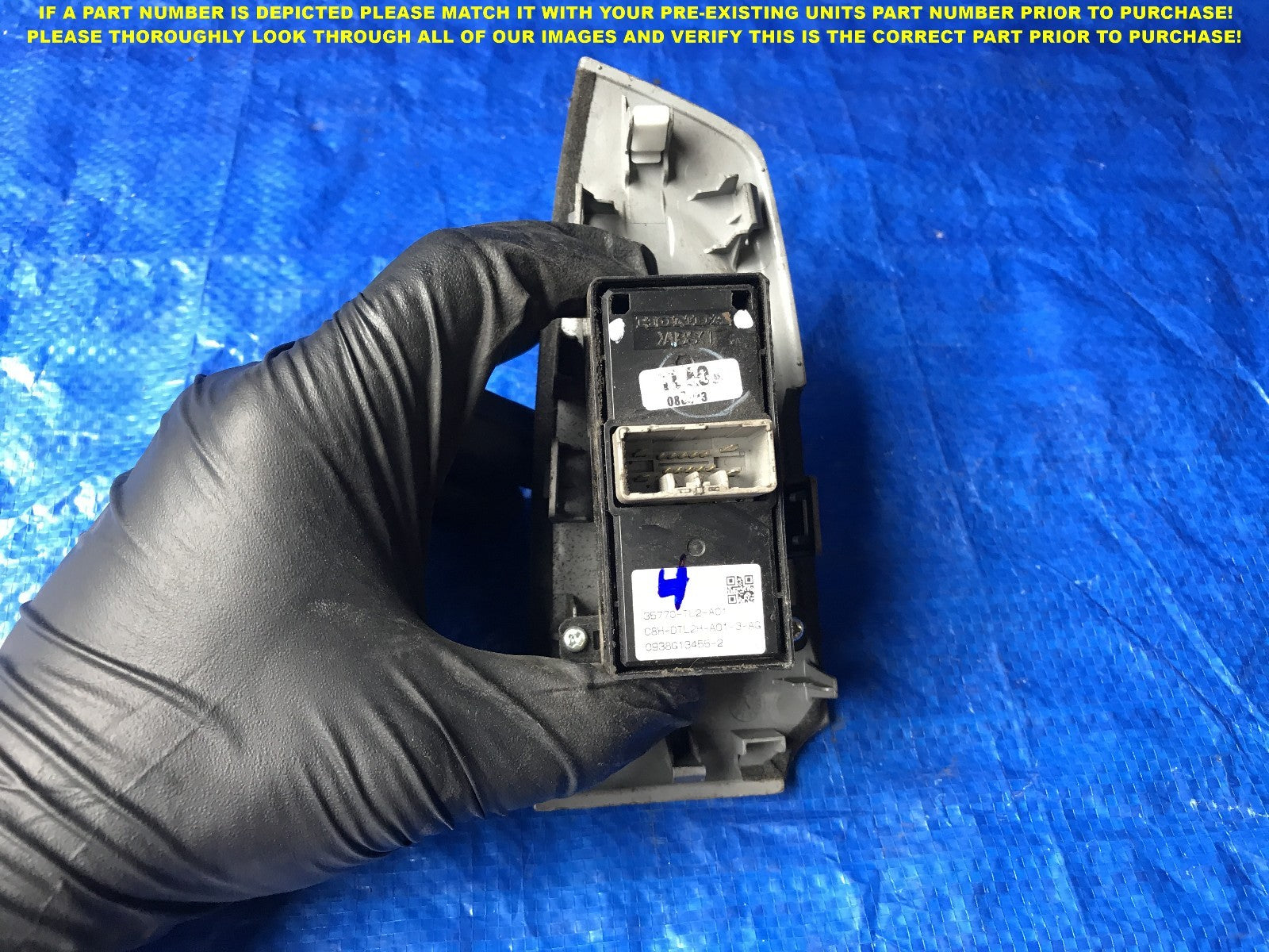 OEM 2010 2011 2012 2013 ACURA TSX PASSENGER RIGHT REAR WINDOW SWITCH   1
