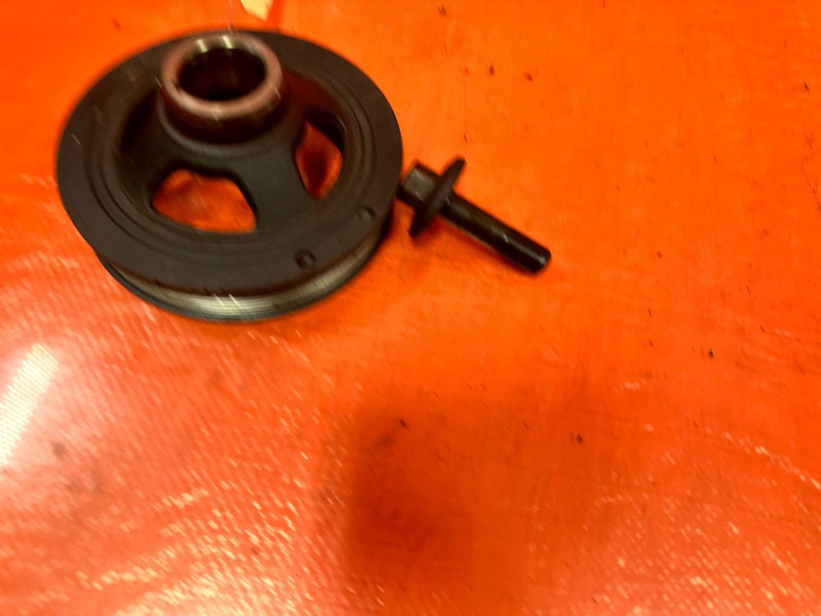 08 15 INFINITI G37 Q60 3.7L VQ37 CRANKSHAFT PULLEY HARMONIC BALANCER #3297