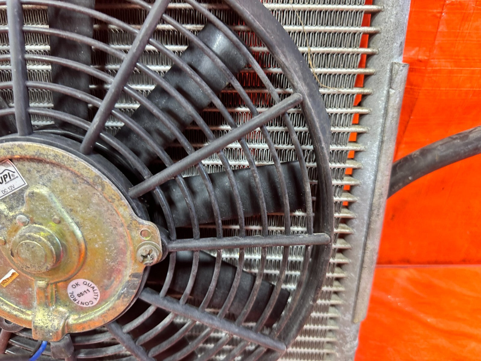 88 91 HONDA CRX   B SERIES 1/2 STYLE AIR CONDITIONING AC CONDENSER & SLIM FAN8