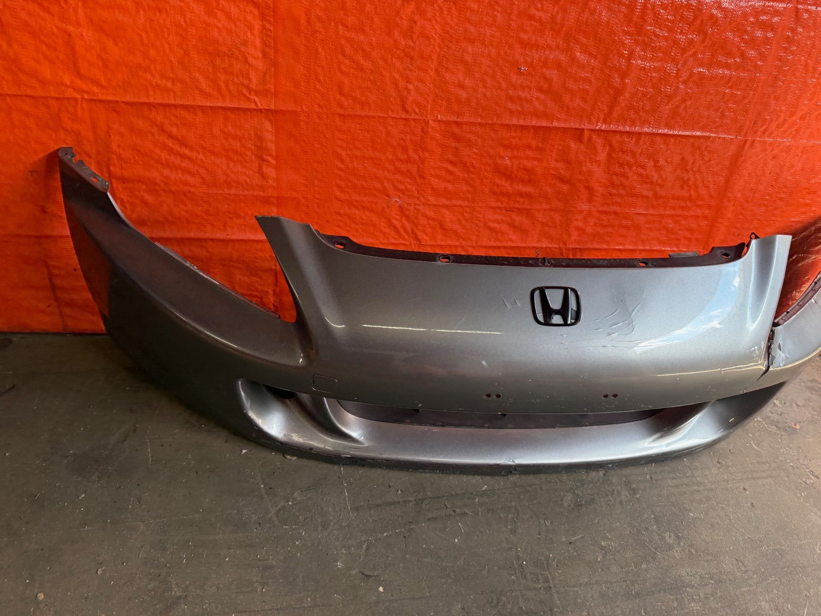 00 09 HONDA S2000   AP2 FRONT BUMPER COVER W/ CENTER INSERT   NEEDS WORK   OEM7