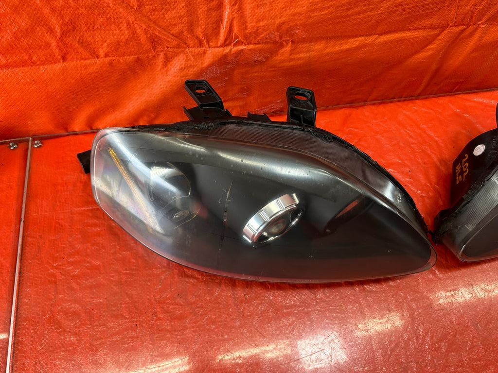 99 00 HONDA CIVIC   AFTERMARKET BRAND   PROJECTOR HEADLIGHT HEADLAMPS   #20217
