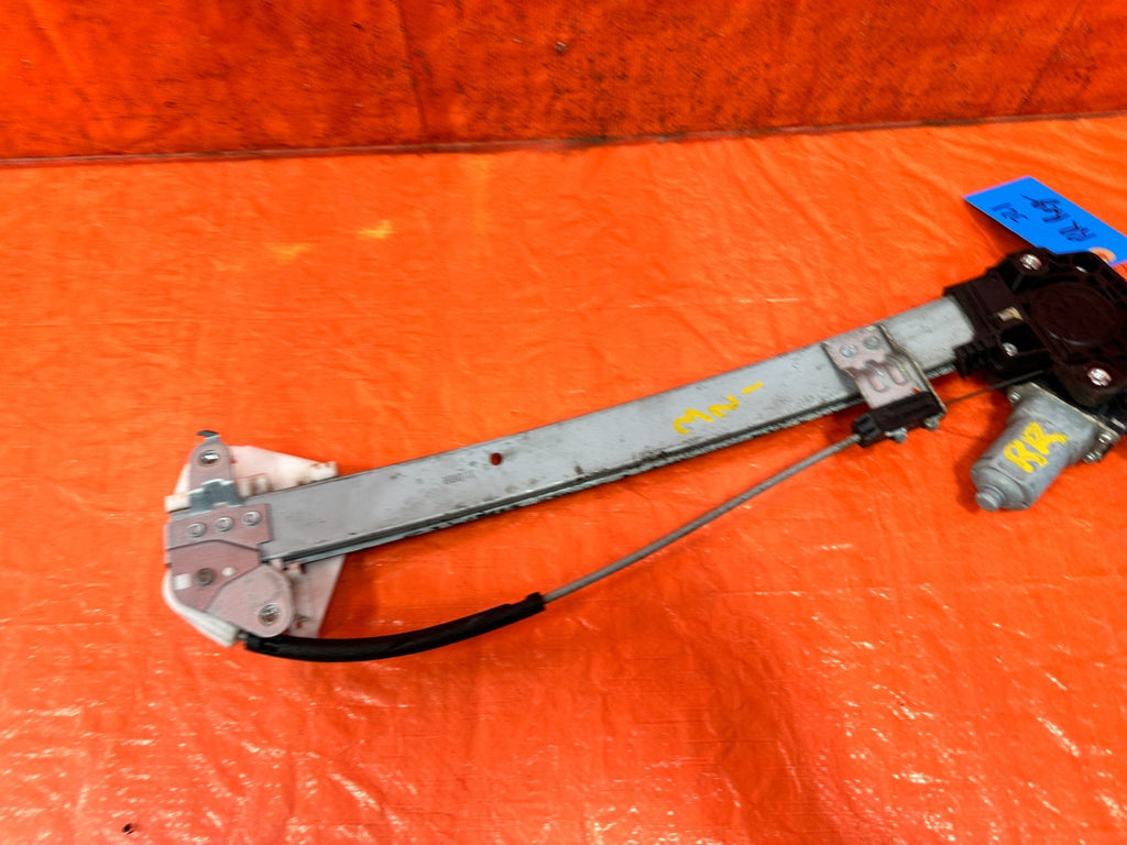 09 14 ACURA TSX   PASSENGER RIGHT REAR   WINDOW REGULATOR W/ MOTOR   OEM #3218