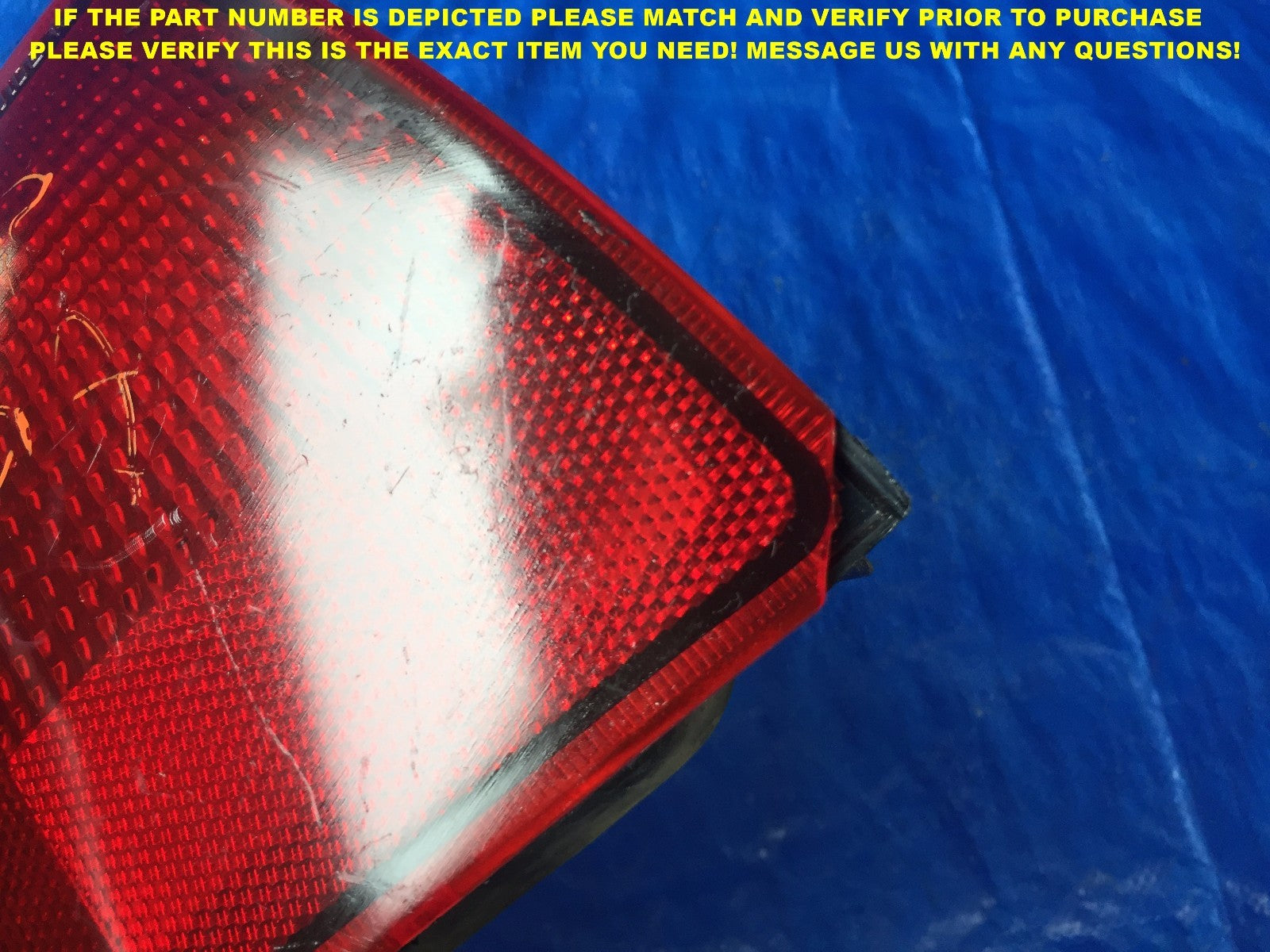 OEM 1995 1996 2997 1998 1999 CHEVROLET CAVALIER DRIVER LEFT INNER TAIL LIGHT 3B4