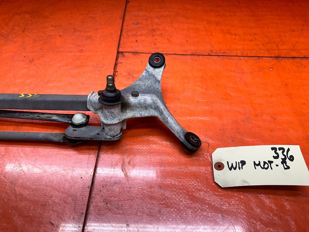 97 01 HONDA PRELUDE 2.2L FRONT WINDSHIELD WIPER MOTOR LINKAGE TRANSMISSION #3364