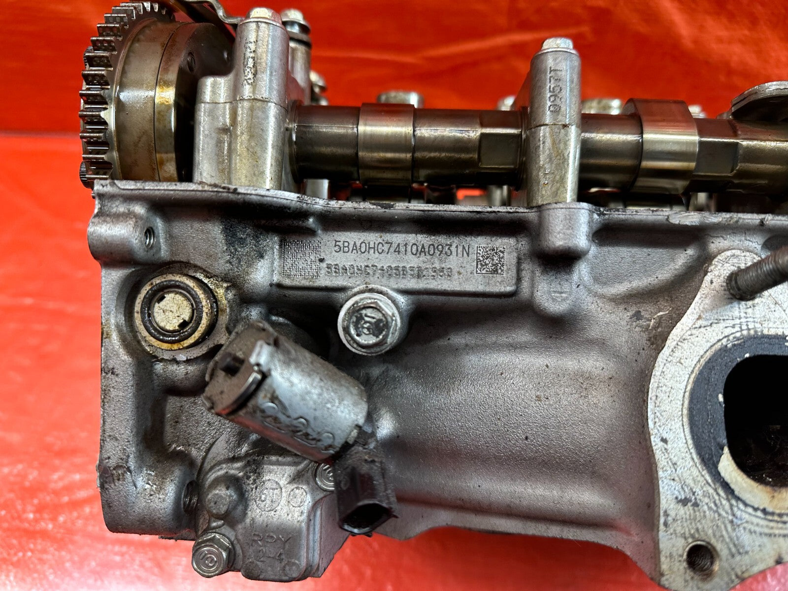 16 19 HONDA CIVIC   K20C2   2.0L   COMPLETE CYLINDER HEAD W/ CAMSHAFTS   OEM6