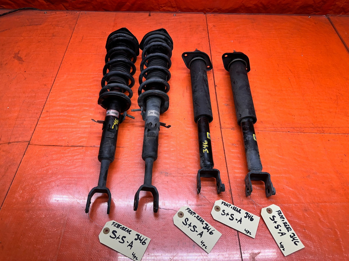 03-08 NISSAN 350Z FRONT SHOCKS SPRINGS STRUTS AND REAR SHOCKS SET OEM #3460