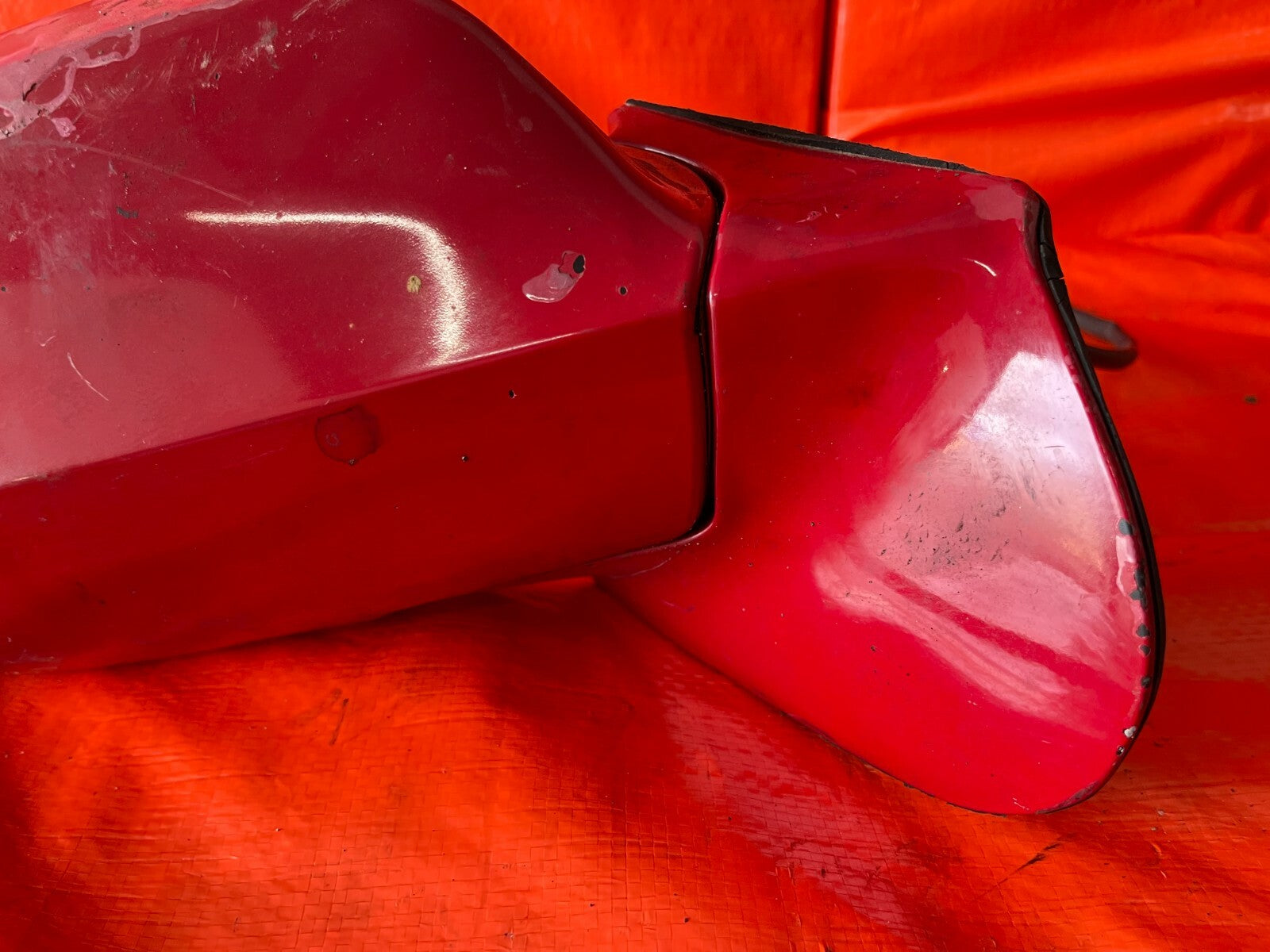 03 05 TOYOTA CELICA GT & GT S   PASSENGER RIGHT SIDE VIEW MIRROR   RED   OEM OE7