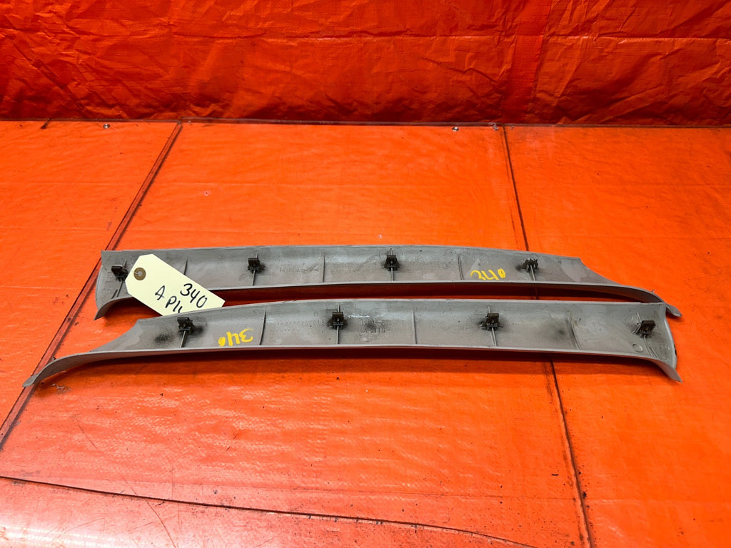 94-01 ACURA INTEGRA 4D SEDAN FRONT WINDSHIELD A PILLAR TRIM PANELS PAIR #34015