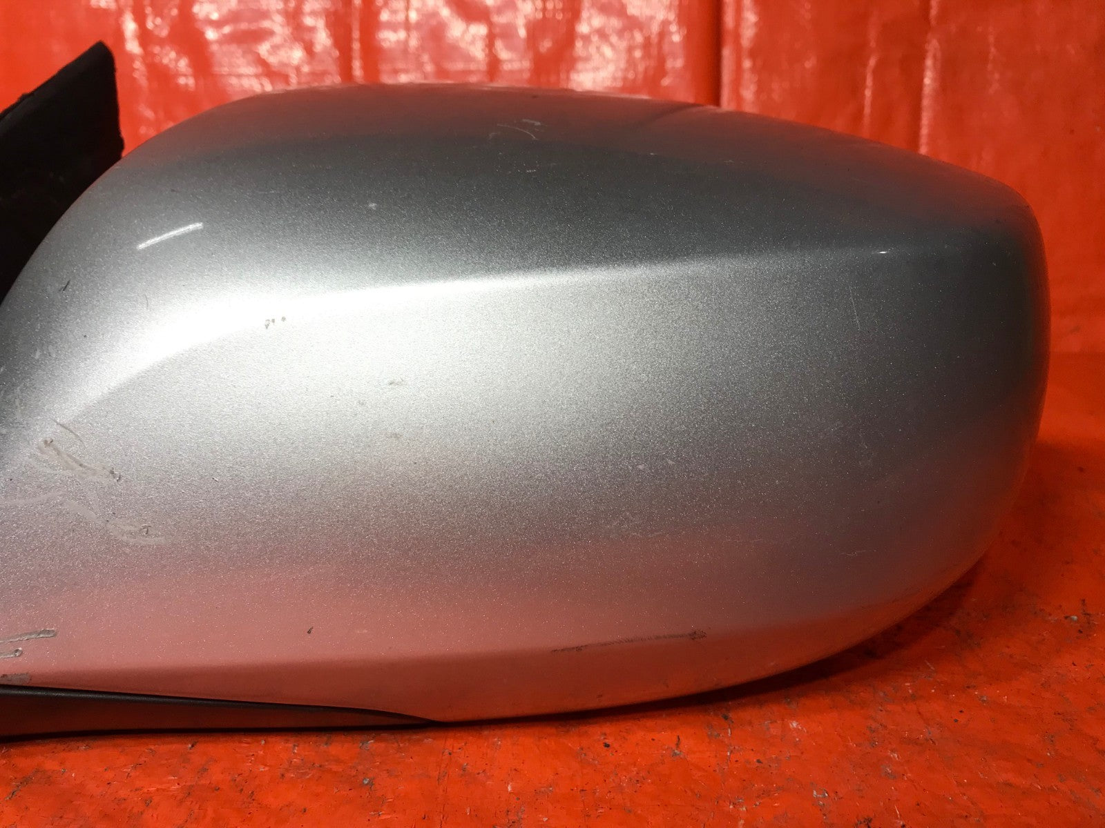 OEM 2012 2013 HYUNDAI GENESIS DRIVER LEFT SIDE VIEW MIRROR   SILVER NON SIGNAL3