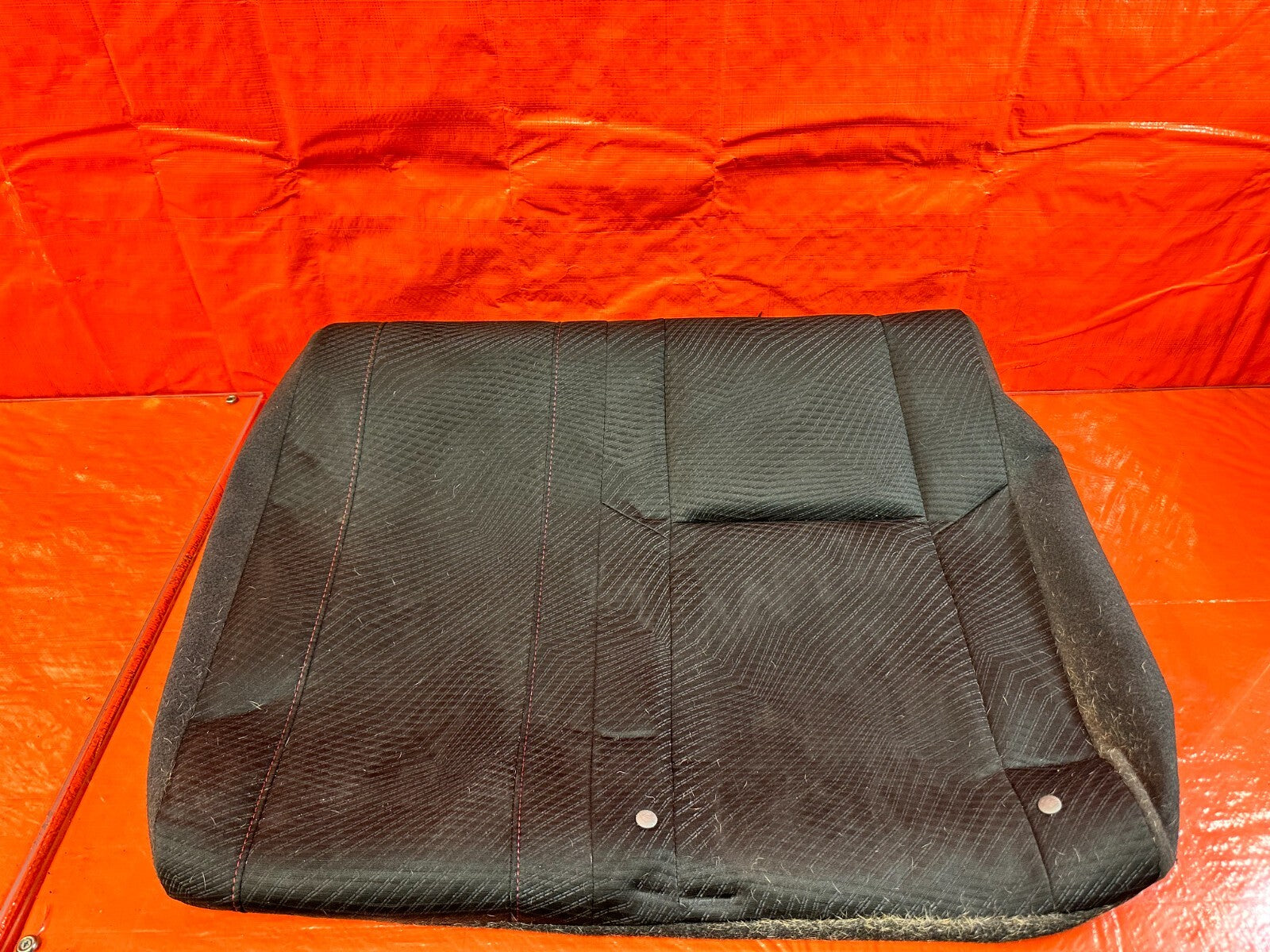 12 13 HONDA CIVIC SI 2D COUPE DRIVER LEFT REAR UPPER SEAT SKIN CLOTH FABRIC OEM0