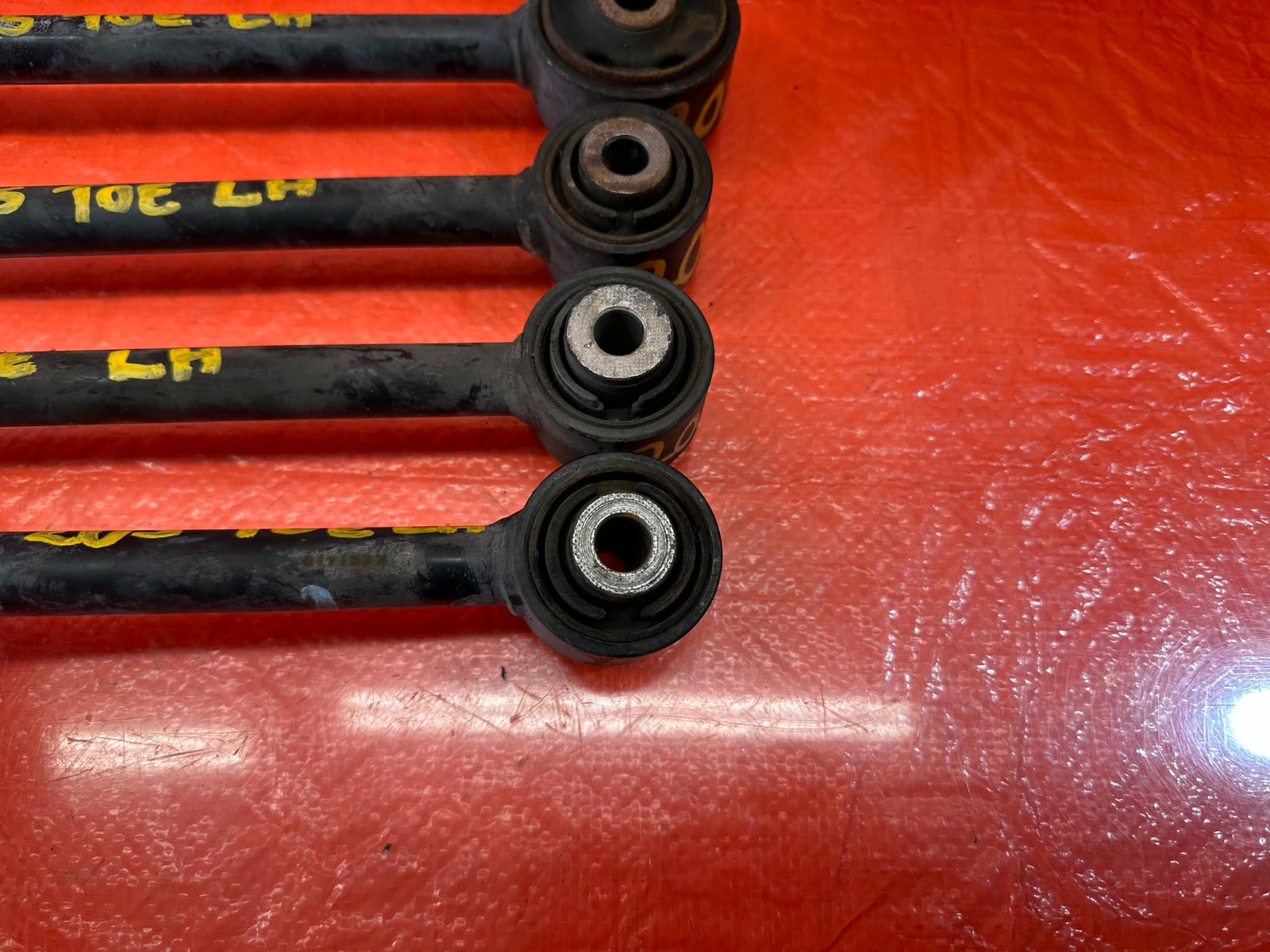04 08 ACURA TSX   DRIVER LEFT REAR   LOWER CONTROL ARM SET OF 5   ALL ARMS #2056
