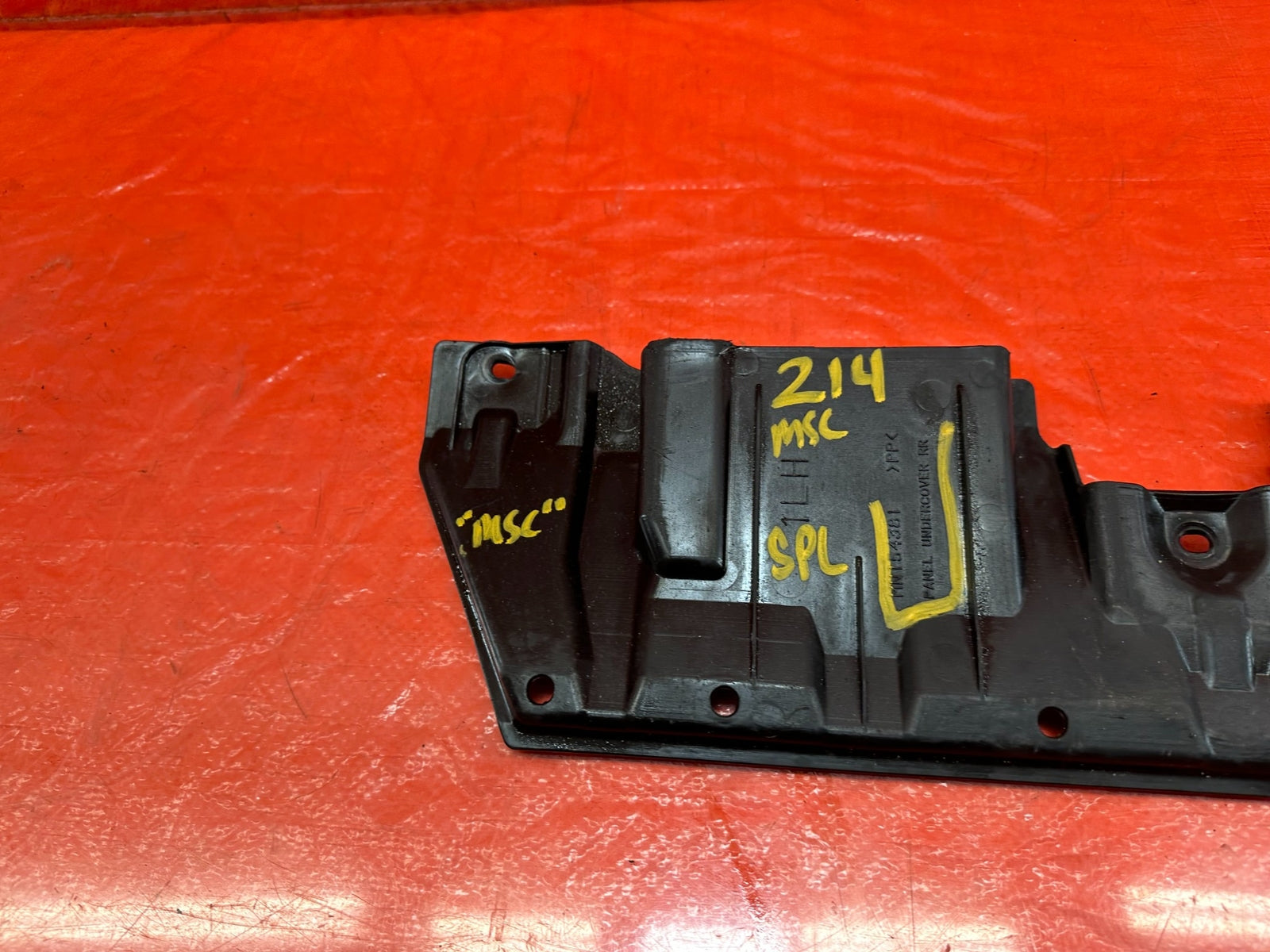 08 15 LANCER EVOLUTION X EVO 10 UNDER COVER SPLASH TRIM PANEL MN154381 OEM #2146