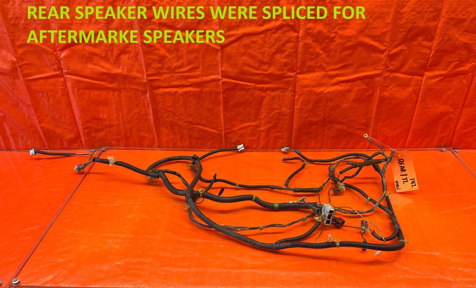 1998 98 HONDA CIVIC EX LX SEDAN   REAR TAIL LIGHT LAMP WIRING HARNESS WIRE LOOM0