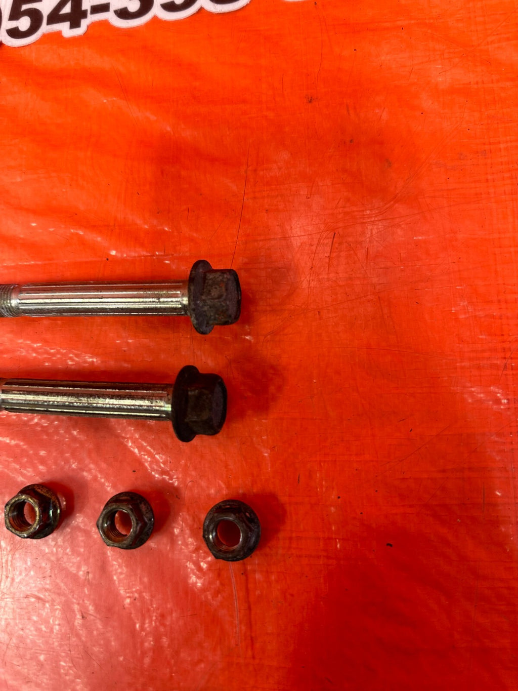 97 01 HONDA PRELUDE   REAR SHOCK TO LOWER CONTROL ARM BOLTS HARDWARE OEM #2595