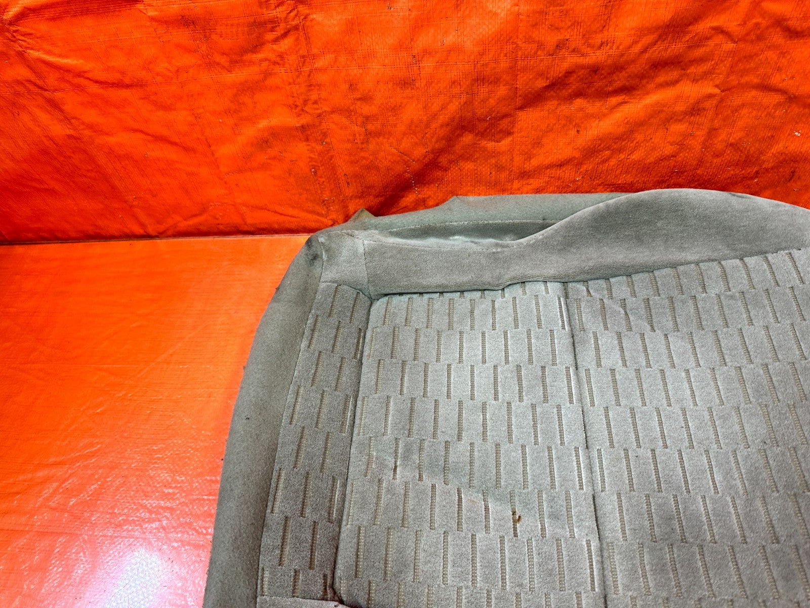 97 01 HONDA PRELUDE PASSENGER RIGHT FRONT LOWER SEAT SKIN WRAP  TAN OEM 3237
