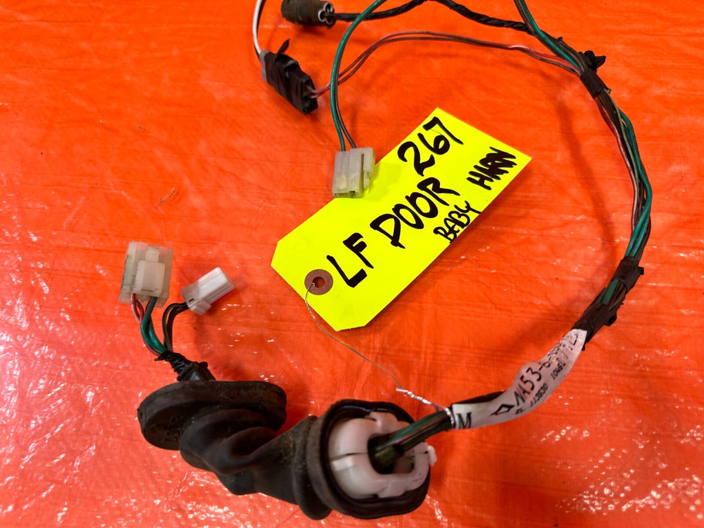 1993 93 MAZDA MX 5 MIATA DRIVER LEFT FRONT DOOR WIRING HARNESS WIRE LOOM OEM 2677
