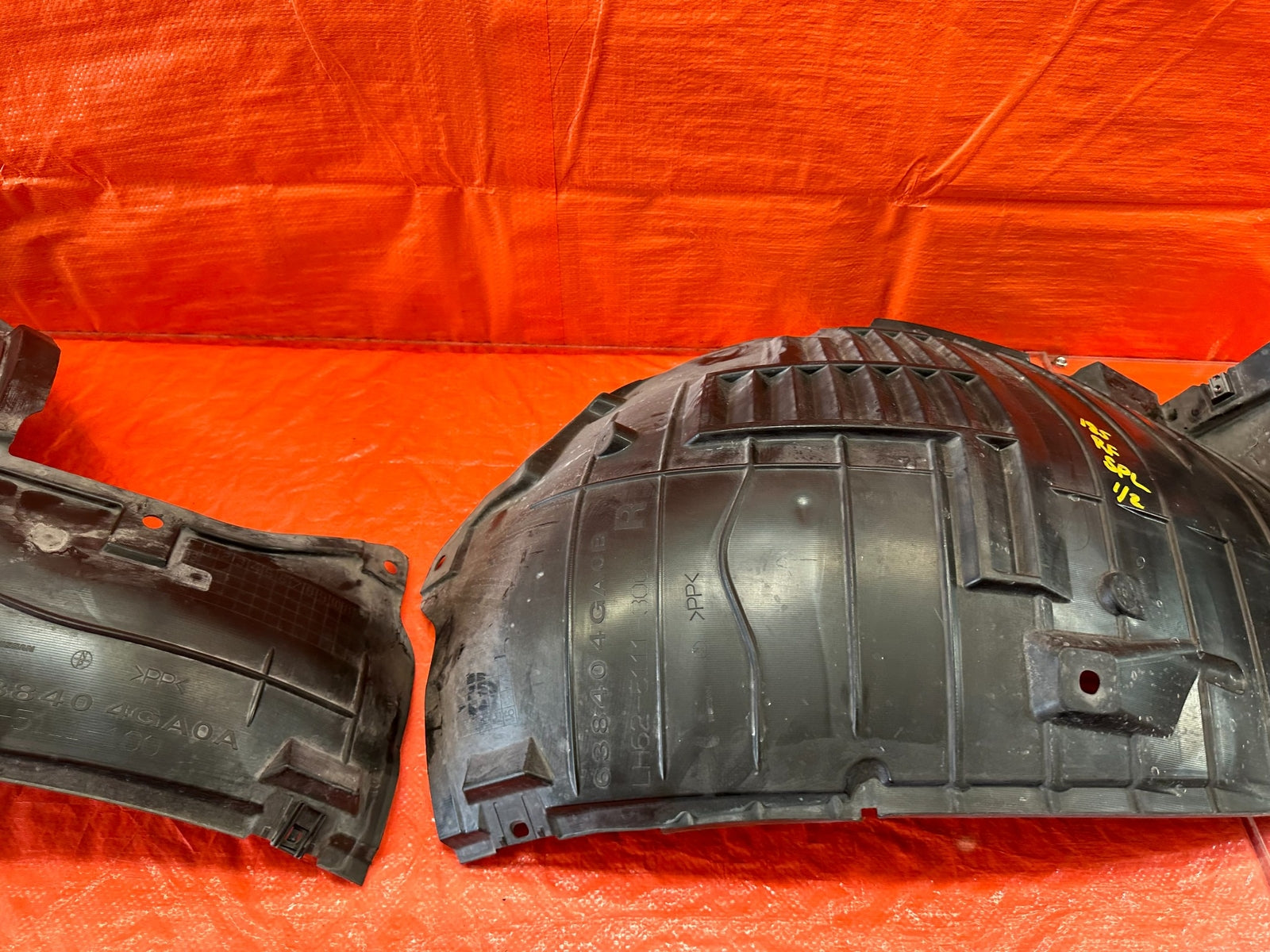 14 20 INFINITI Q50   FENDER LINER SPLASH SHIELD   PASSENGER RIGHT FRONT OEM #1857