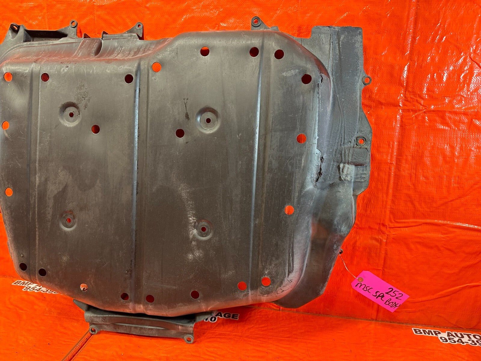 97 98 HONDA PRELUDE   GASOLINE GAS FUEL TANK SPLASH SHIELD   OEM FACTORY #2527