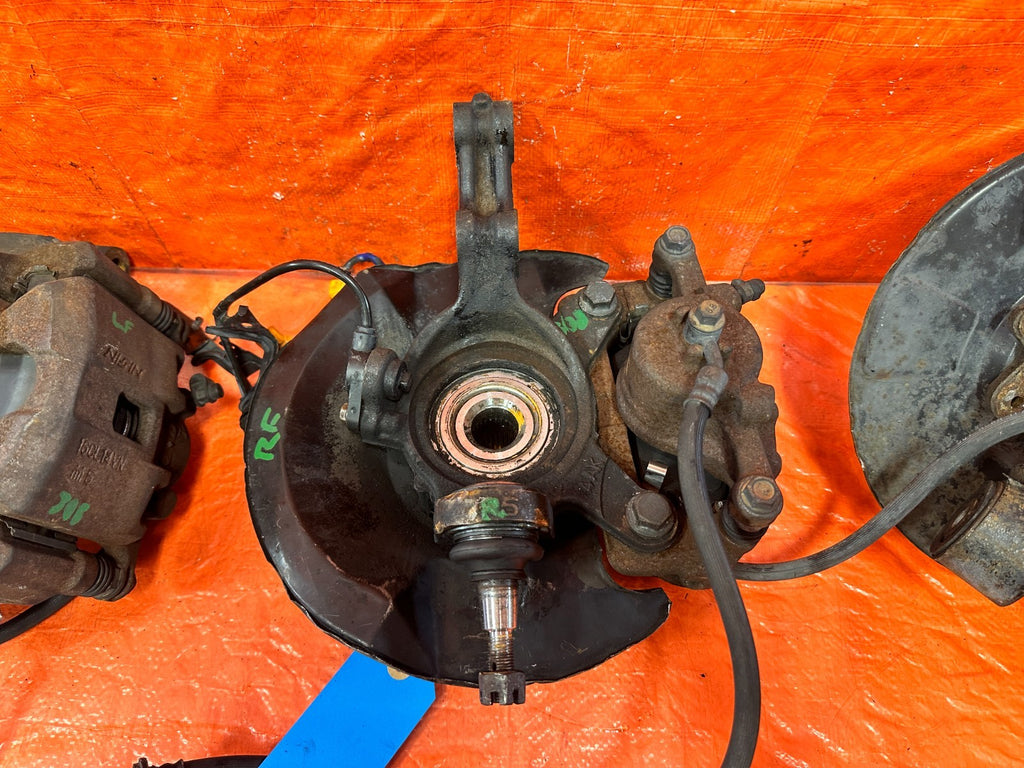 01 05 HONDA CIVIC 32MM EP3 5x114.3 5 LUG CONVERSION SPINDLES KNUCKLES HUBS OEM10
