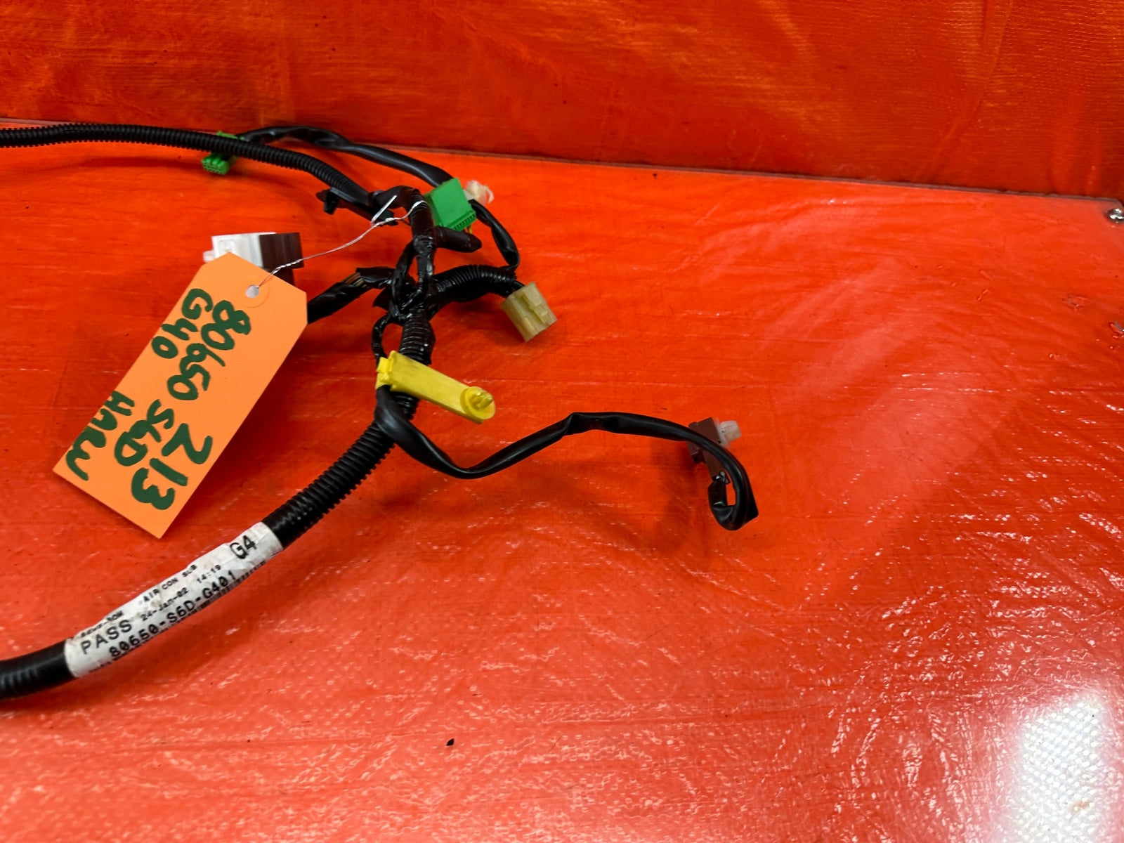 02 03 HONDA CIVIC SI EP3 HATCHBACK   AC BLOWER MOTOR HARNESS   OEM FACTORY #2136