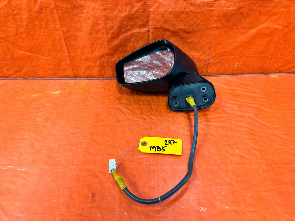 13 20 SUBARU BRZ   DRIVER LEFT EXTERIOR SIDE VIEW MIRROR BLACK COLOR  OEM #2921