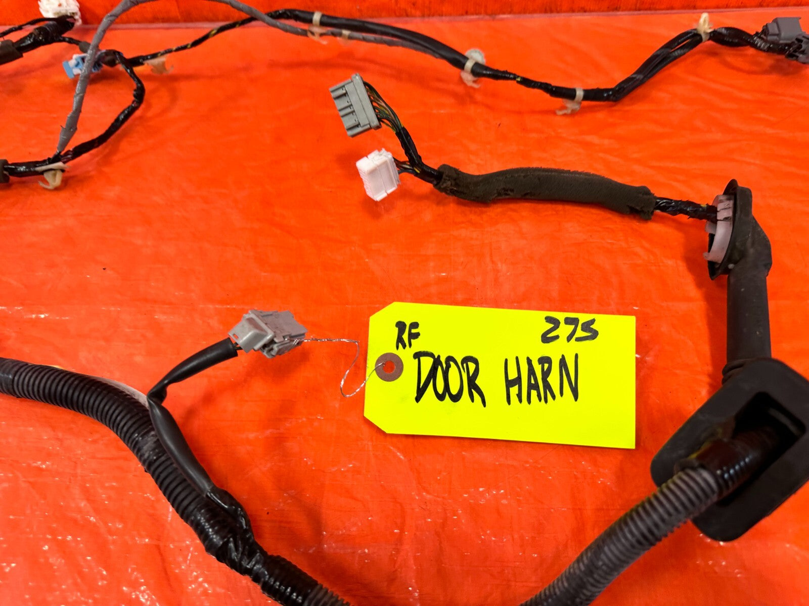 06 08 ACURA TSX   PASSENGER RIGHT FRONT DOOR WIRING HARNESS WIRE LOOM   OEM #2754