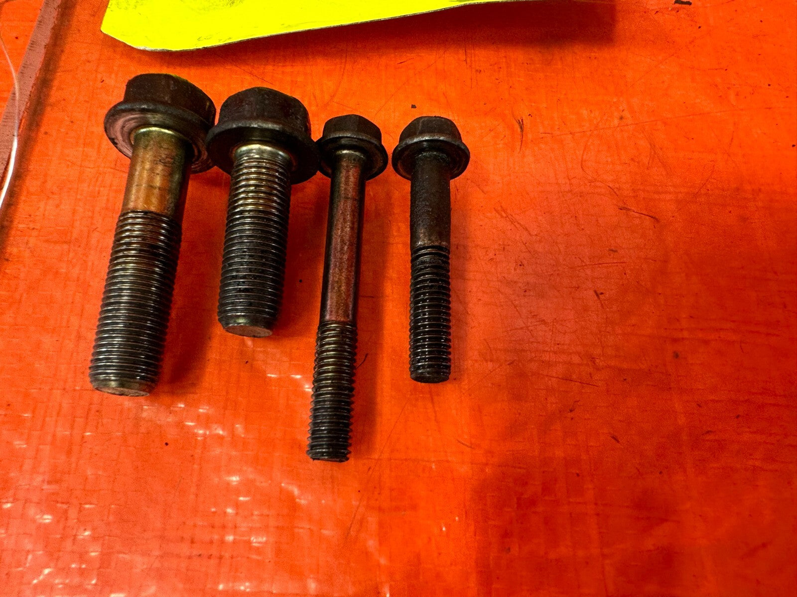 94 01 ACURA INTEGRA   B18C1 ENGINE STIFFENER LOWER MOUNTING BOLTS   OEM #2575