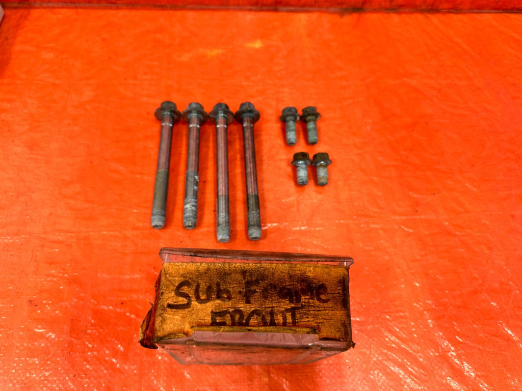 09 14 ACURA TSX   FRONT SUBFRAME CROSSMEMBER BOLTS HARDWARE OEM FACTORY #3050