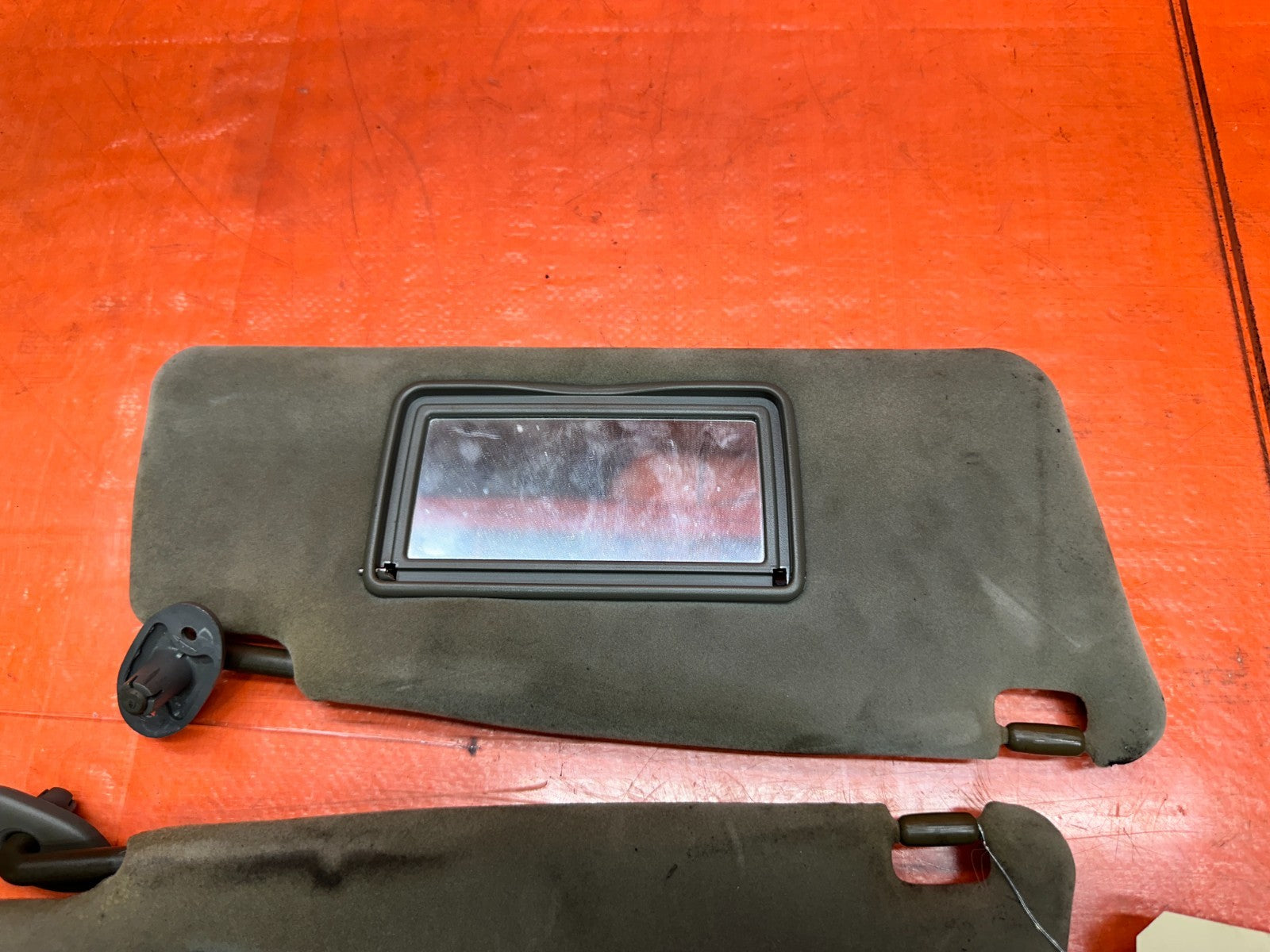 97 01 HONDA PRELUDE 2.2L SUN VISORS SHADES MIRROR LEFT RIGHT PAIR SET OEM #3354