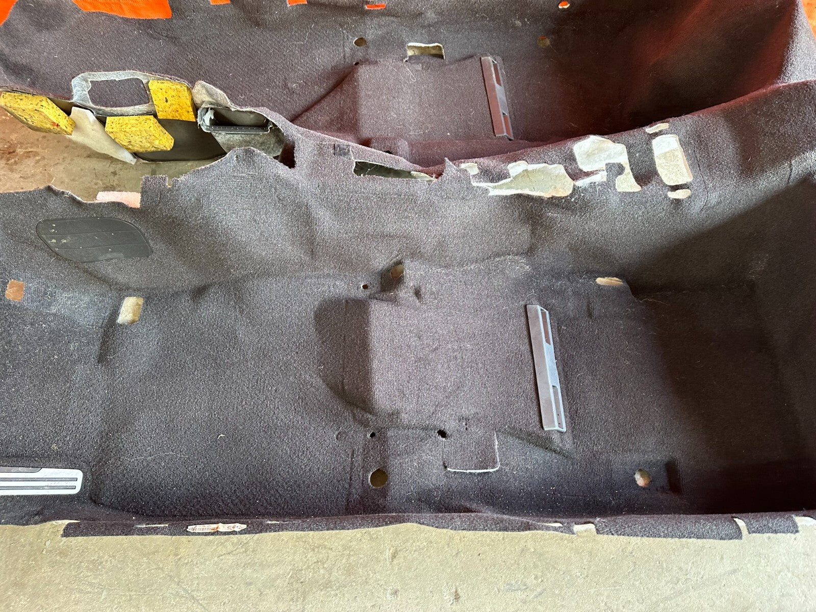 09 15 INFINITI G37 CONVERTIBLE   INTERIOR FLOOR CARPET RUG MAT   BLACK   OEM 2324