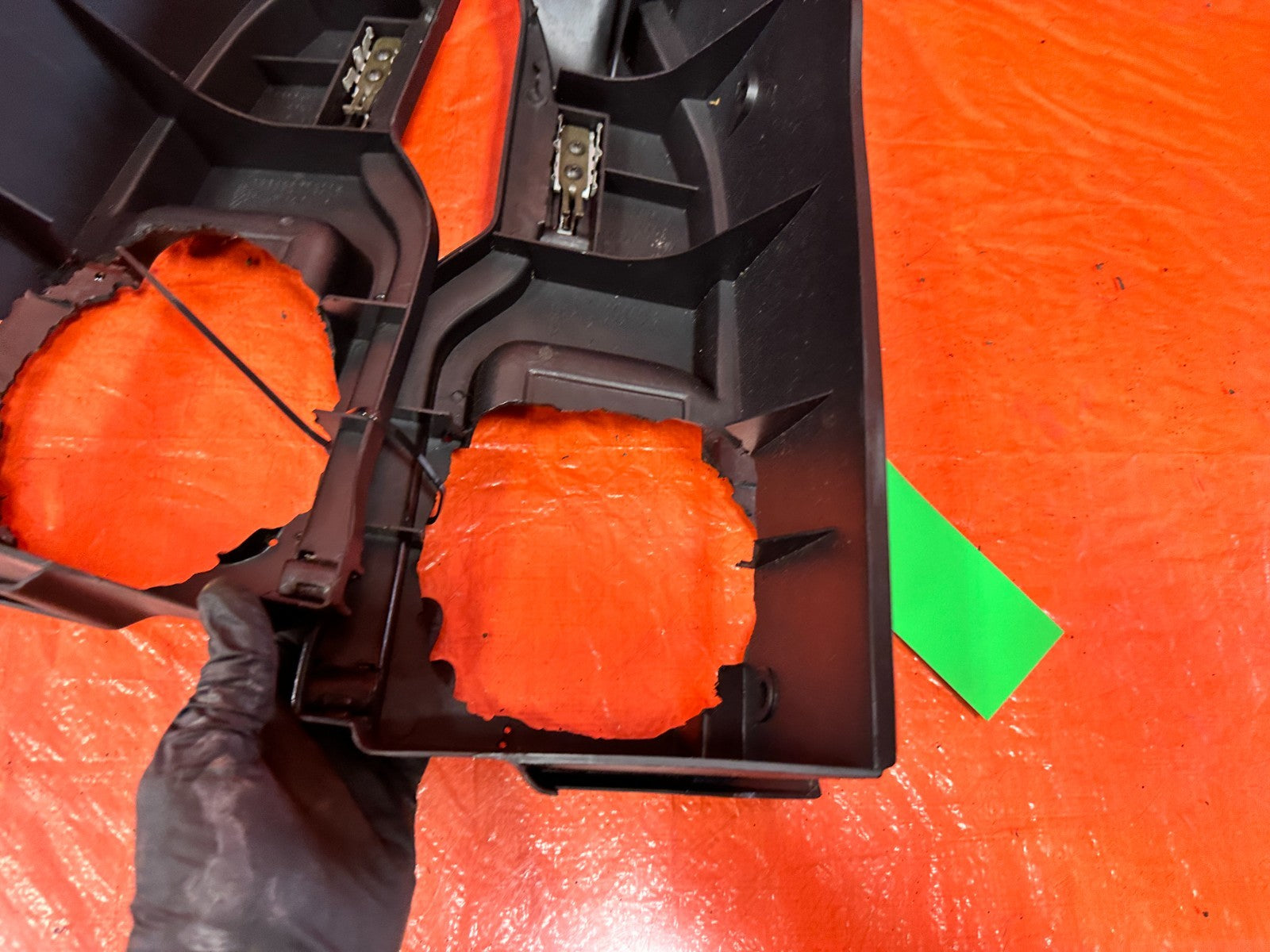 90 91 HONDA CIVIC HATCHBACK   REAR SPEAKER MOUNTING TRIM LEFT RIGHT   OEM 3176