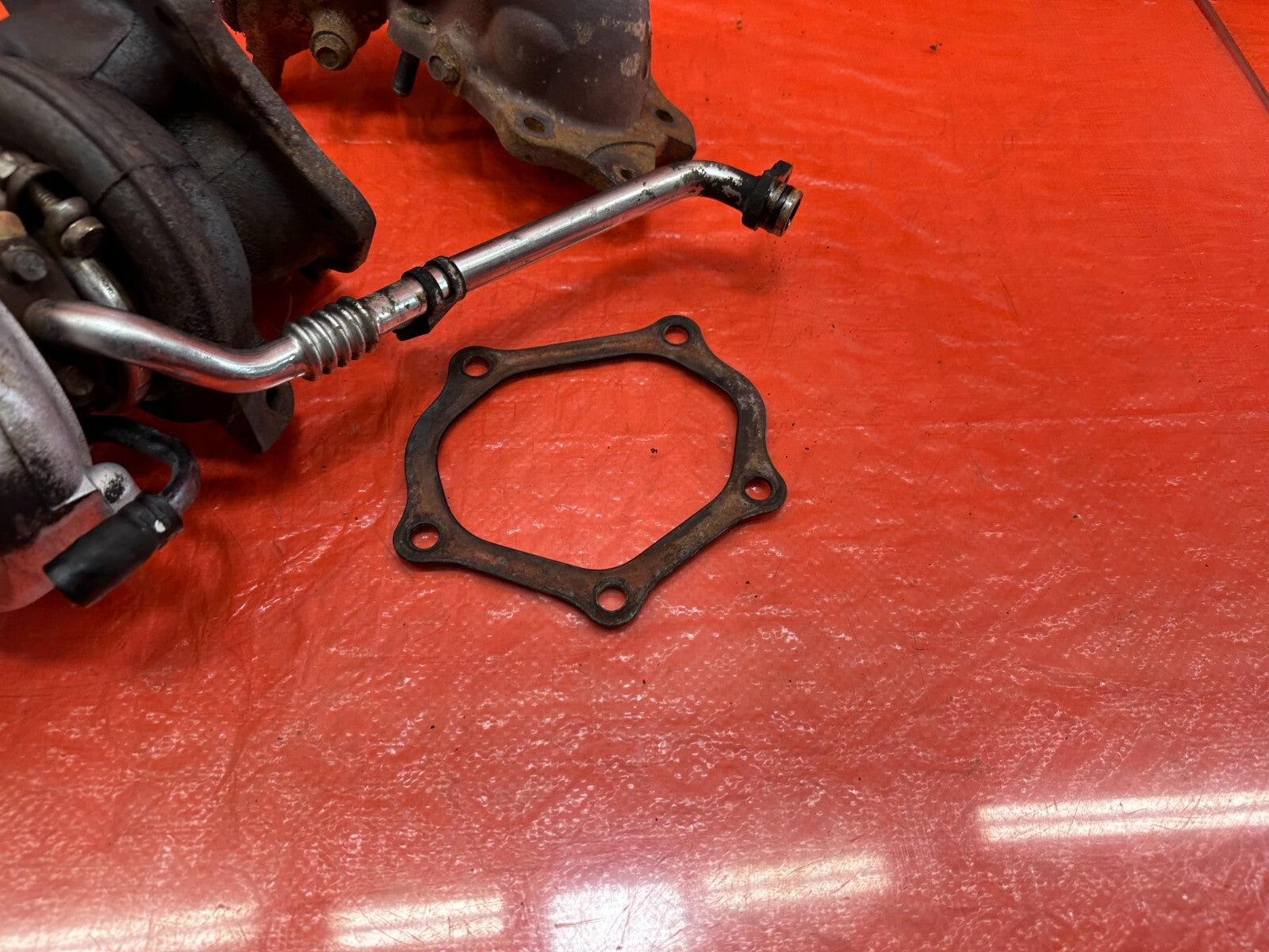 08 15 LANCER EVOLUTION X EVO 10   4B11T FACTORY TURBO CHARGER SET UP   OEM #21411