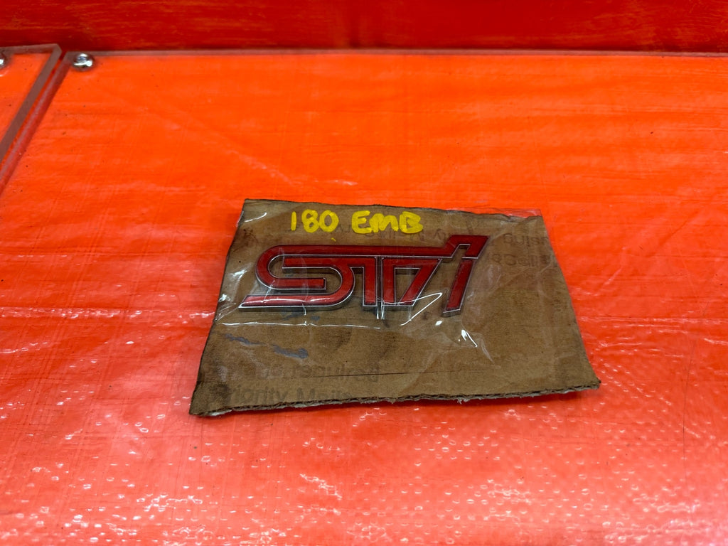 15 21 SUBARU WRX & STI   TRUNK BADGE EMBLEM INSIGNIA ORNAMENT OEM FACTORY #180 10