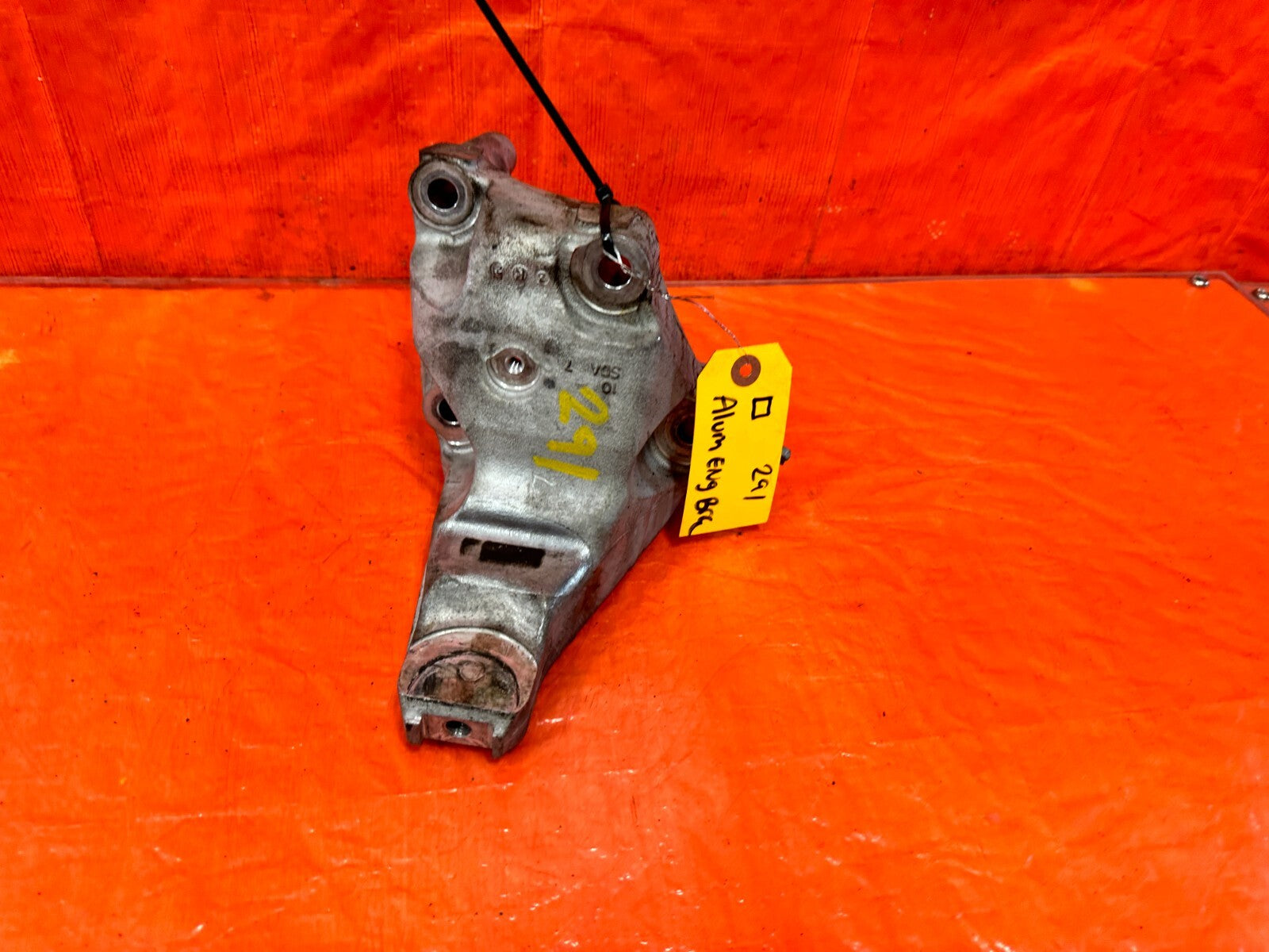 04 08 ACURA TSX   K24A2   REAR ALUMINUM ENGINE MOUNTING BRACKET OEM FACTORY #2911