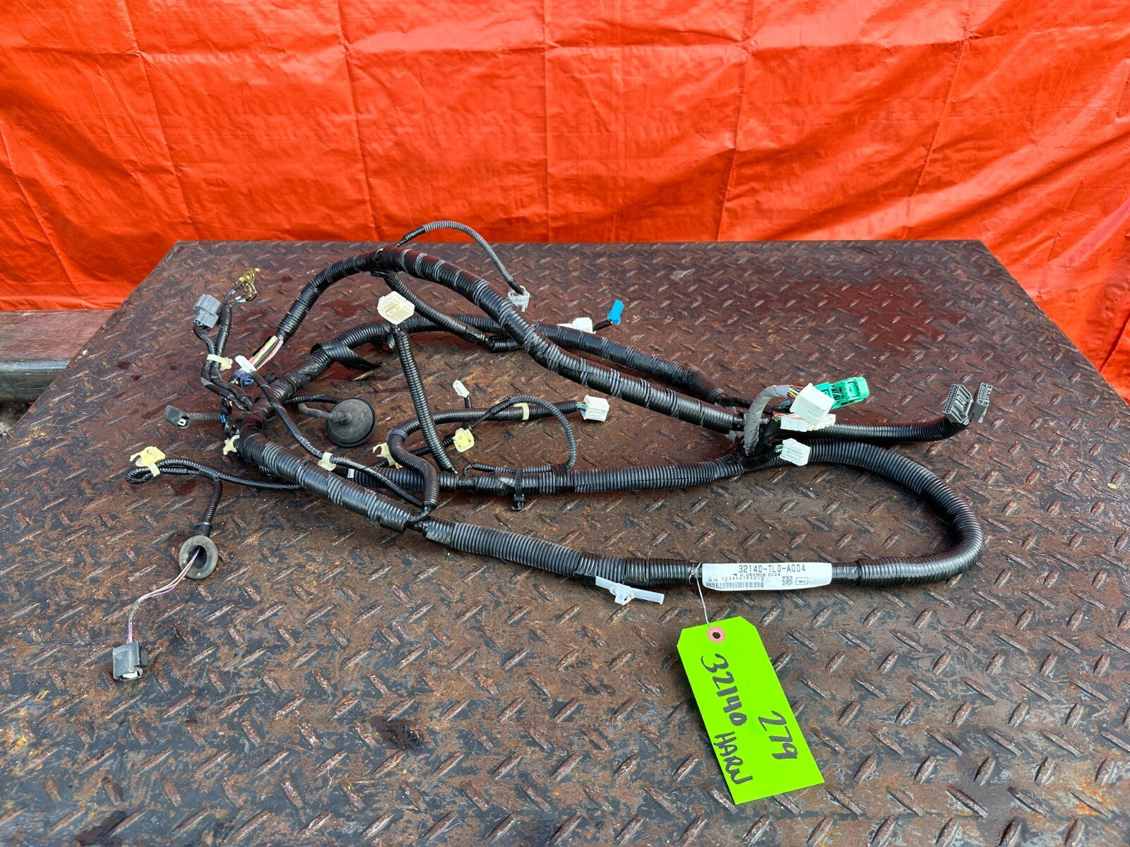 09 10 ACURA TSX   PASSENGER RIGHT INTERIOR HARNESS   32140 TL0 A10   OEM #2790