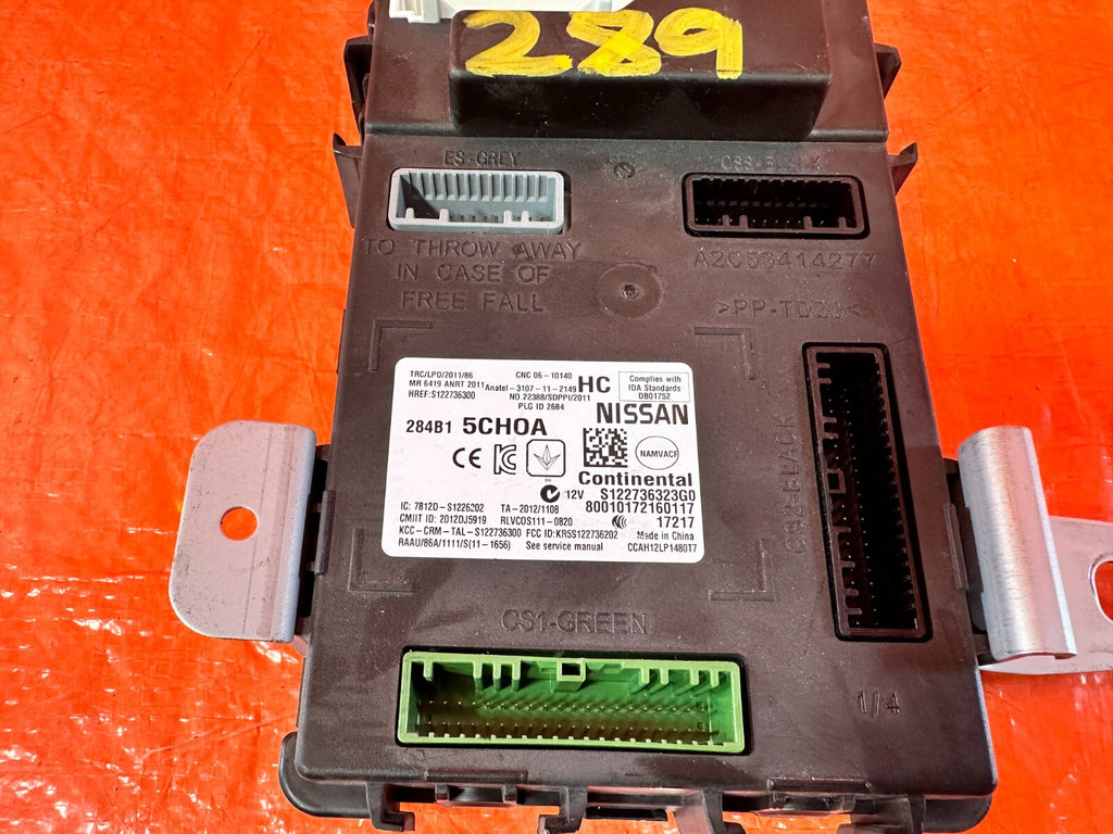 2018 18 INFINITI Q60 RED SPORT   BODY CONTROL MODULE   BCM   284B1 5CH0A OEM 2892