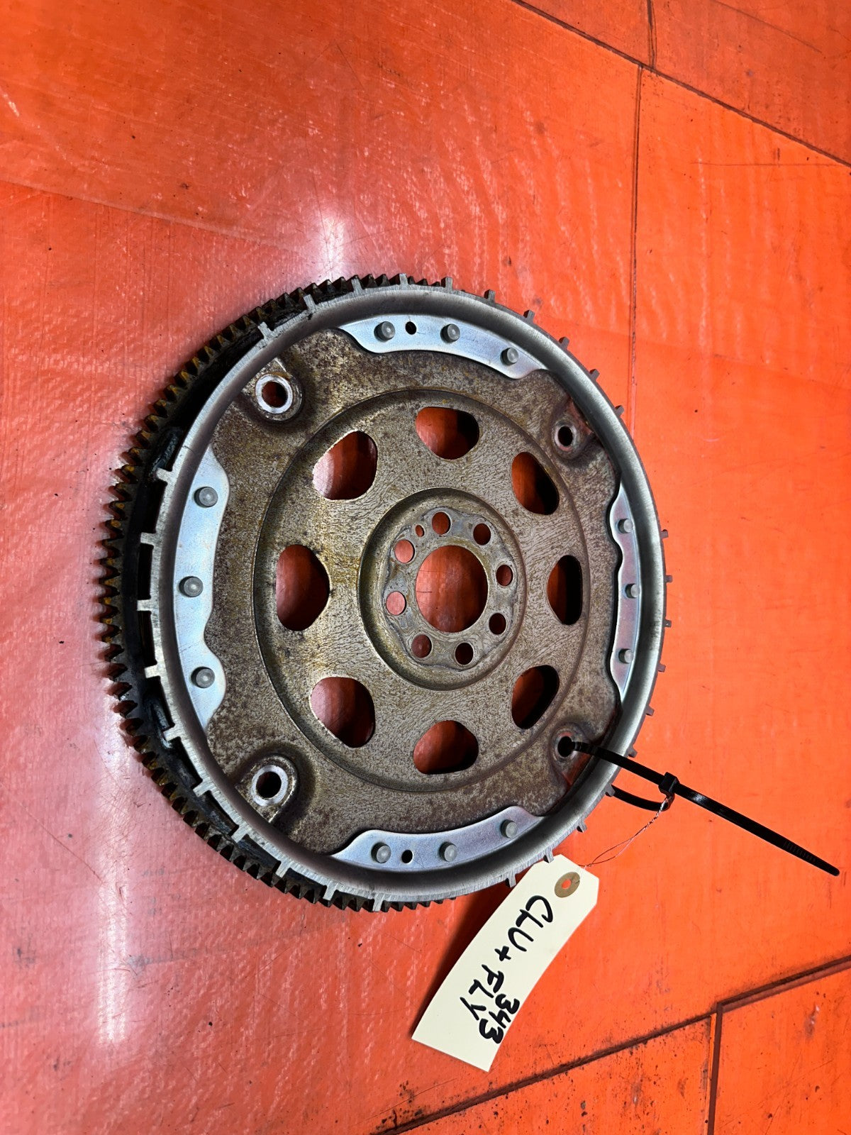 14-15 INFINITI Q50 3.7L VQ37VHR TRANSMISSION ENGINE FLYWHEEL FLEXPLATE OEM 3435