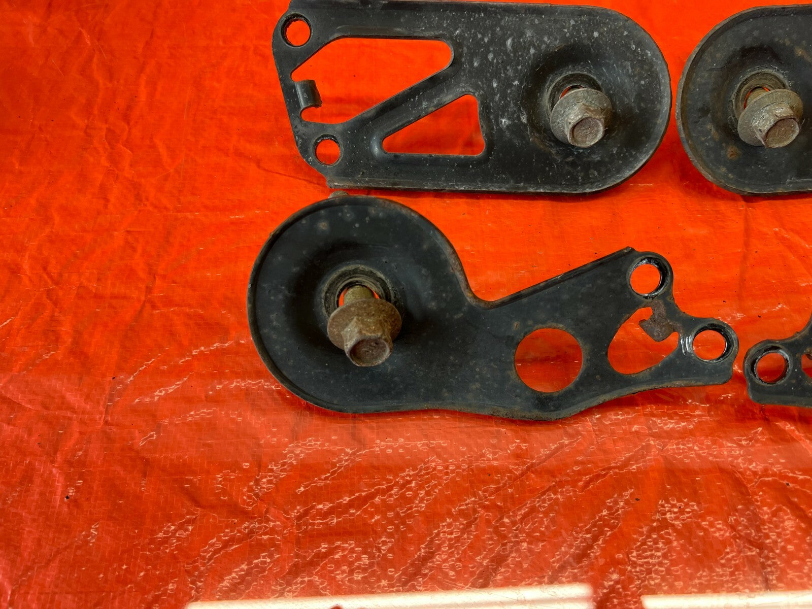 04 08 ACURA TL REAR SUB FRAME CROSSMEMBER MOUNTING BRACKET BRACE SET   OEM #1086