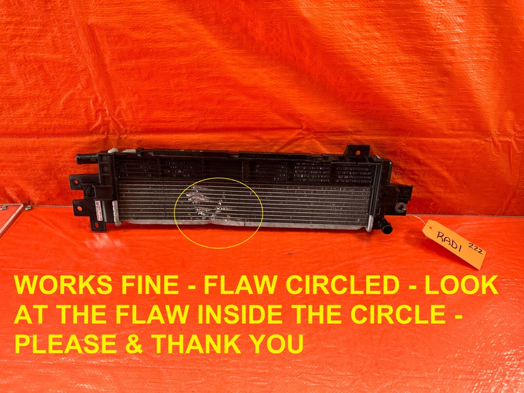 16 20 INFINITI Q50 RED SPORT 400 VR30DDTT RADIATOR SUB COOLER   OEM FACTORY #2220