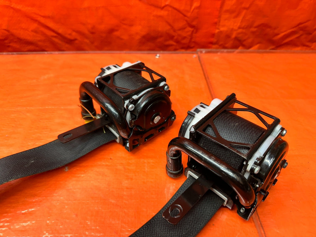 14 23 INFINITI Q50 LEFT & RIGHT FRONT SEAT BELTS SAFETY BELT BLACK OEM FACTORY 11