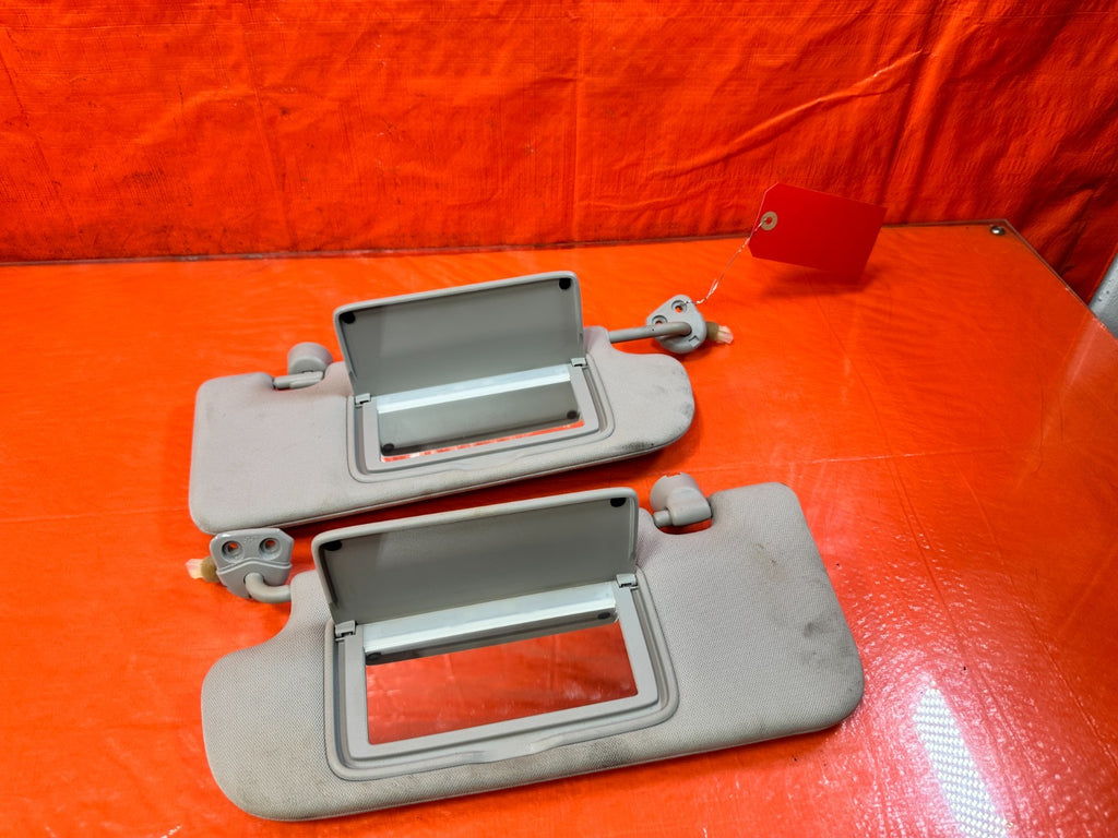 14 20 INFINITI Q50   LEFT AND RIGHT SUN VISORS PAIR SET   OEM FACTORY OE #19Q13