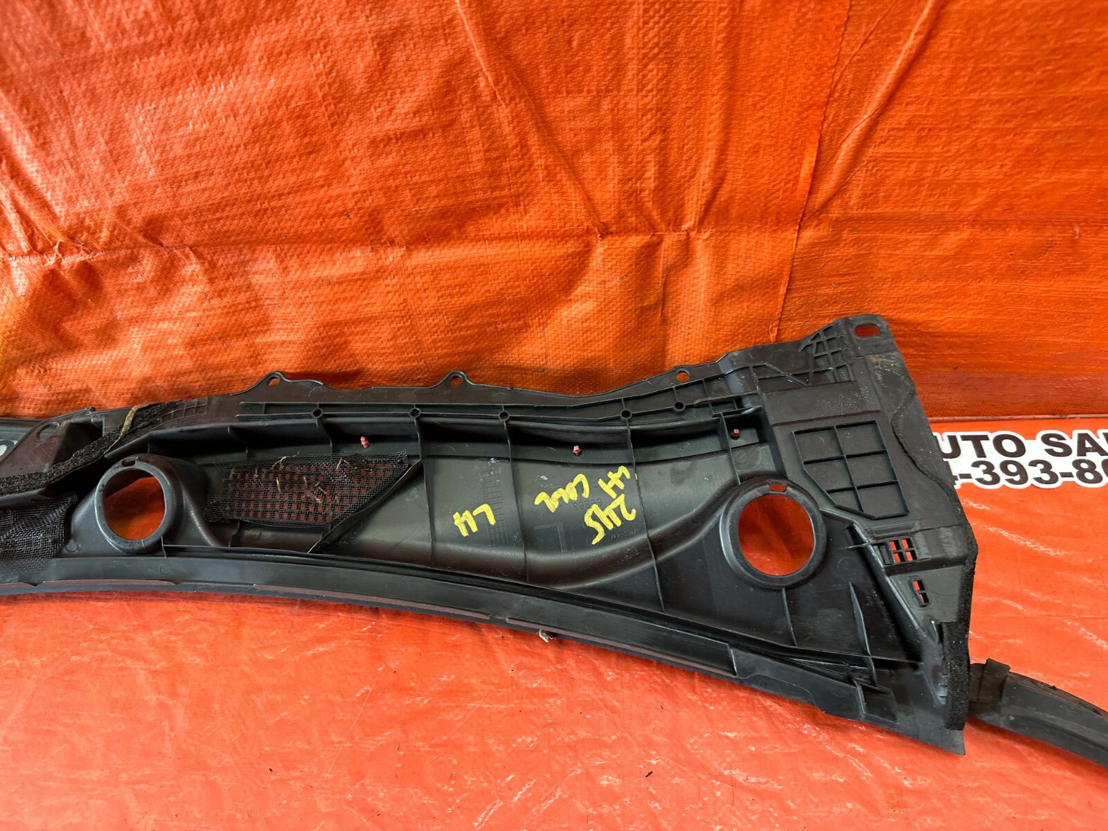 08 15 INFINITI G37 & Q60   2D COUPE   WIPER COWL TRIM   LEFT SIDE   OEM #24512