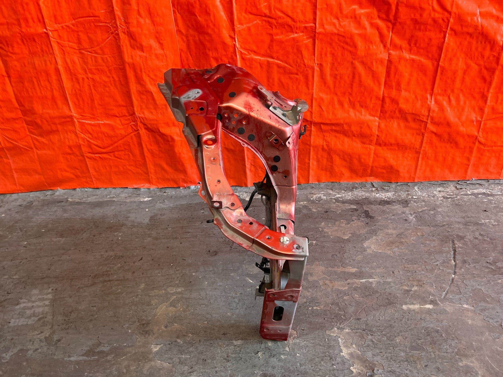 14 20 INFINITI Q50   PASSENGER RIGHT FRONT   FRAME CUT A PILLAR CHASSIS LEG OEM4