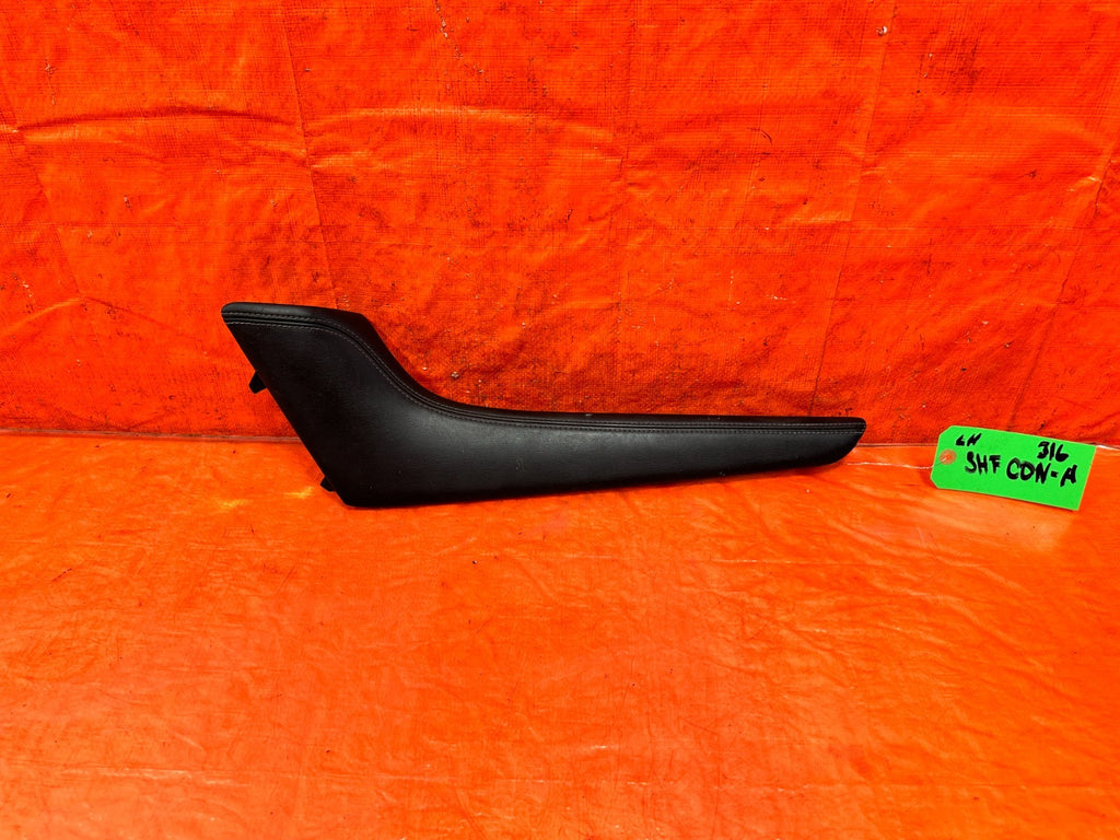 2020 20 INFINITI Q50   DRIVER LEFT SHIFTER CONSOLE TRIM   BLACK STITCH 3160