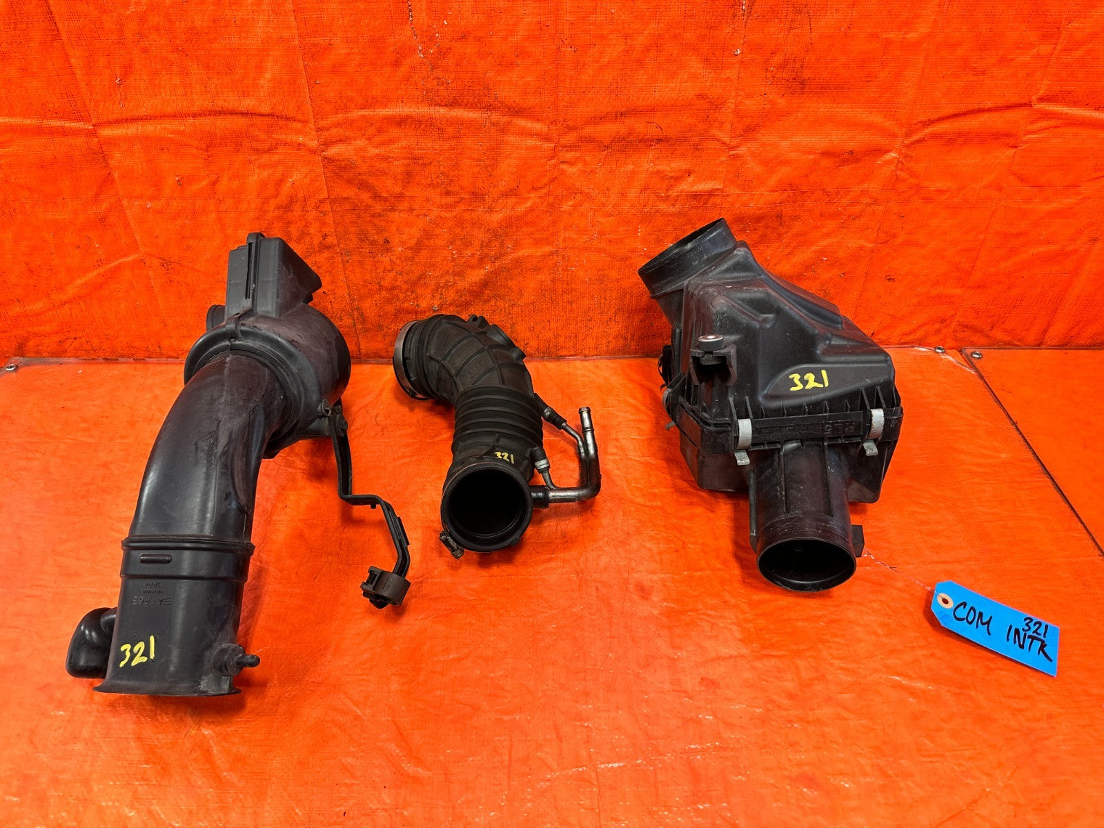 09 14 ACURA TSX 2.4L FACTORY INTAKE W/ AIR BOX RESONATOR & ARM COMPLETE OEM #3210