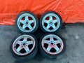 92 96 HONDA PRELUDE   5 SPOKE WHEELS AND TIRES   17 INCH   #2730