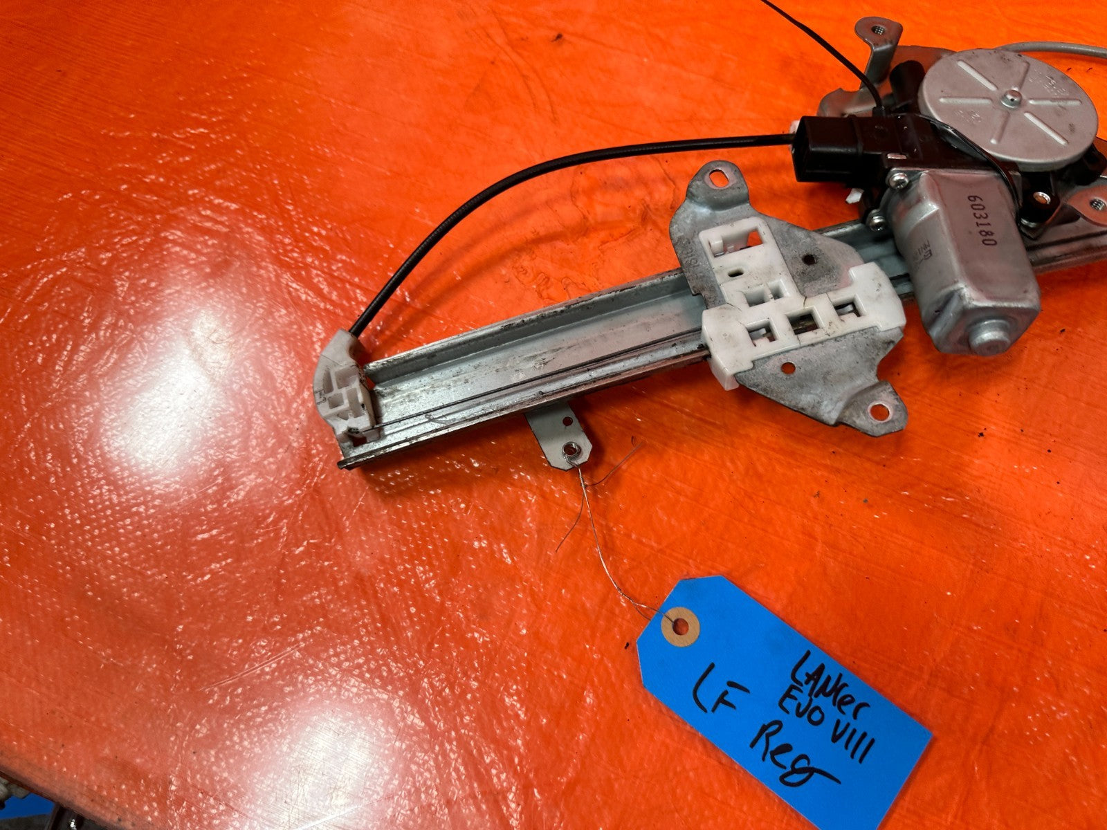03 05 LANCER EVOLUTION EVO VIII IX 8 9   LEFT FRONT WINDOW REGULATOR   OEM EV82